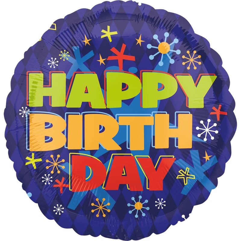 Foil balloon birthday party