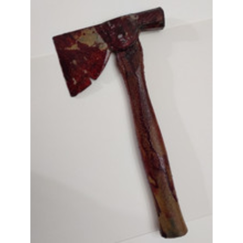 Gory Hatchet – Fake Weapon Halloween Prop