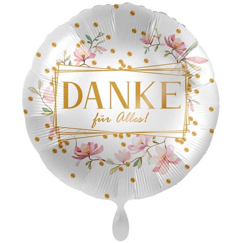 Thank you for everything foil balloon 45cm