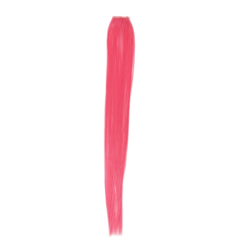 1 Clip-In Extension Strand Straight 45 cm Dark Pink YZF-P1S18-T1920