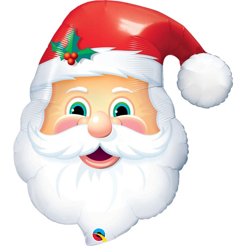 Giant Santa Santa Claus balloon 81cm