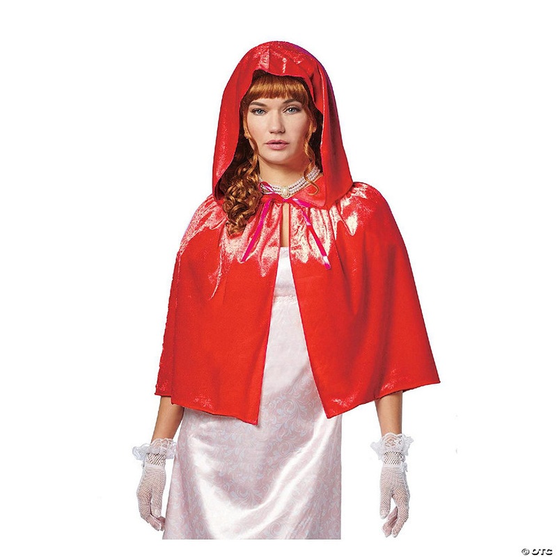 Regency Capelet Adult Costume Accessory  Red