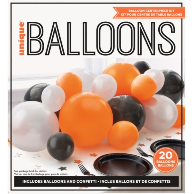 Happy Scary Halloween Balloon Table Runner