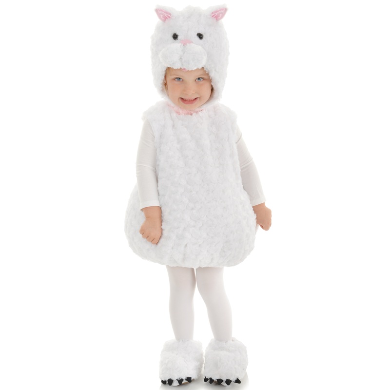 White Cat Toddler Costume Medium