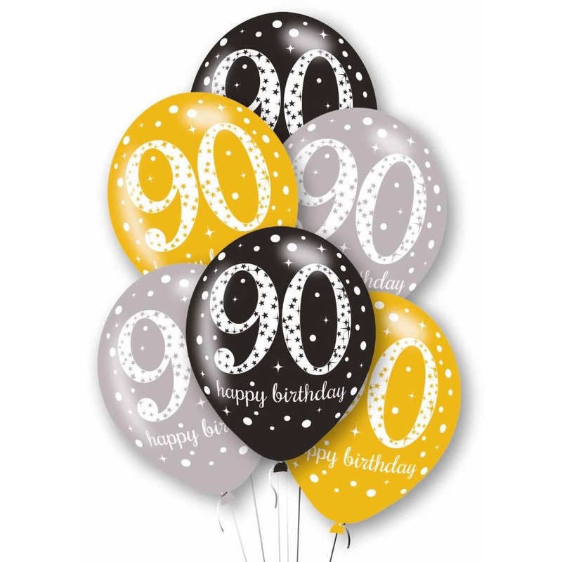 6 Glamorous 90th Birthday Balloons
