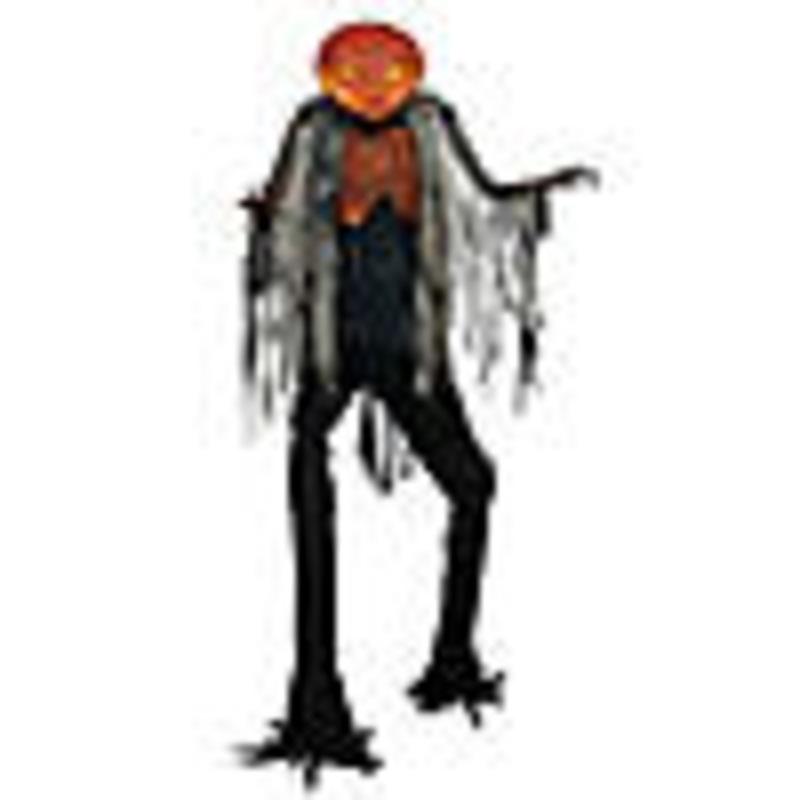 7′ Scorched Scarecrow with Flamelight Animated Prop