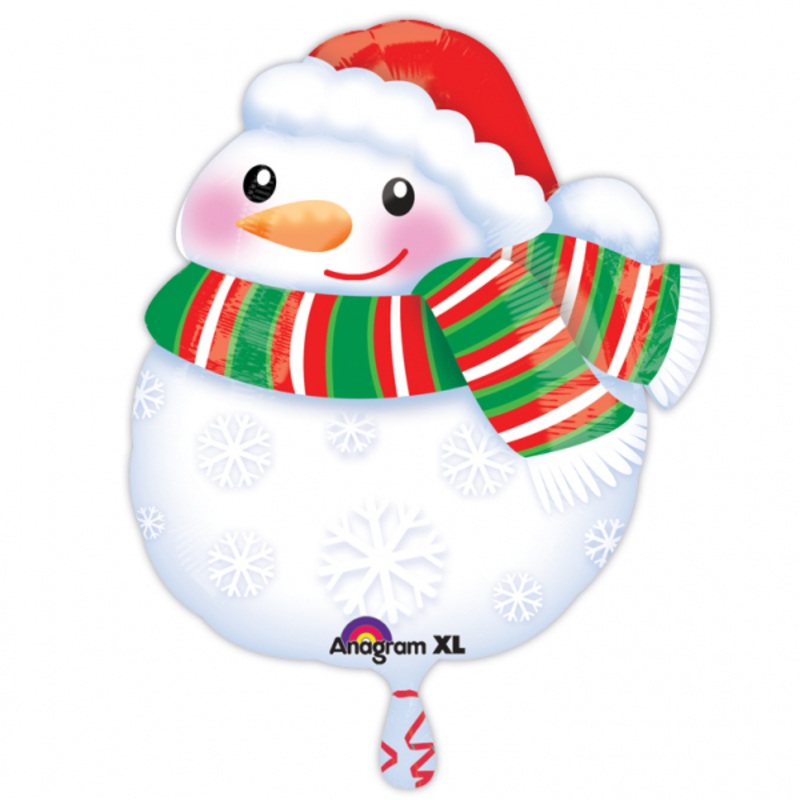 Snowman Mtzi balloon 36 x 44cm