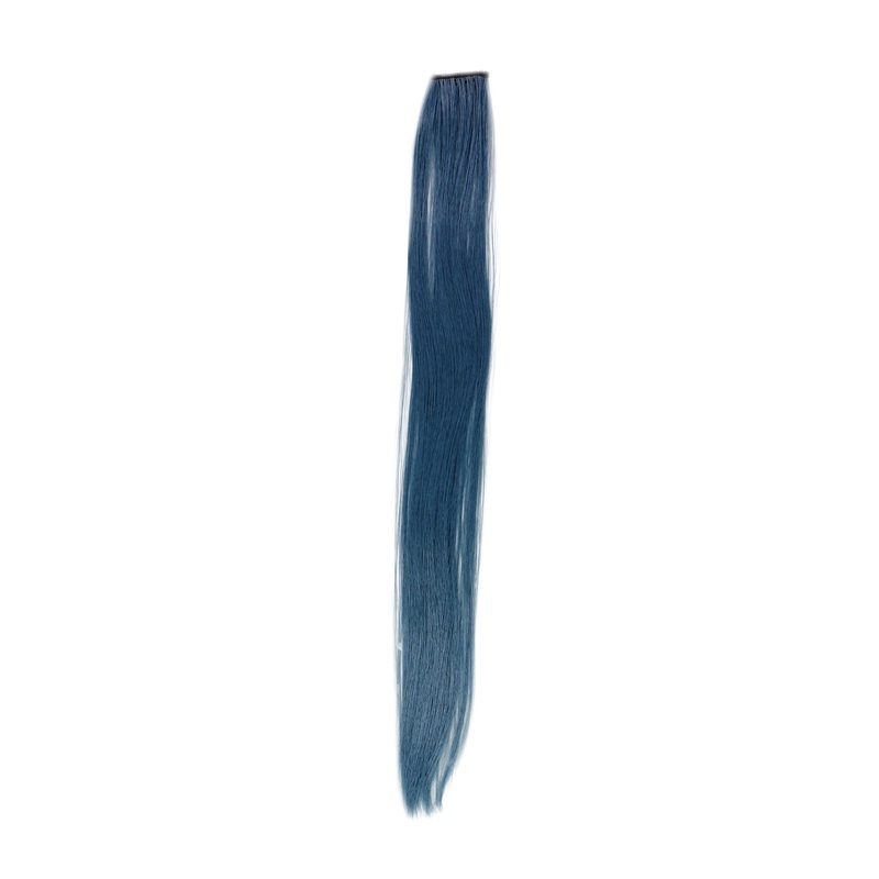1 Clip-In Extension Strand Straight 45 cm Cobalt Blue YZF-P1S18-T2913