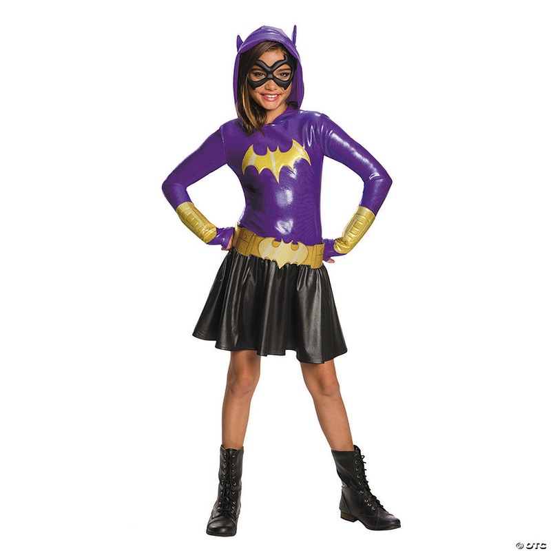 Girl’s DC SuperHero Girls Batgirl Hooded Dress Costume