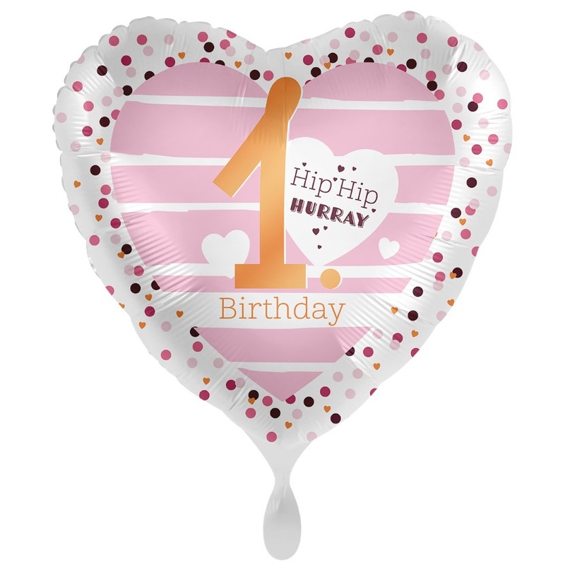 Hip Hurrray 1st Birthday Foil Balloon