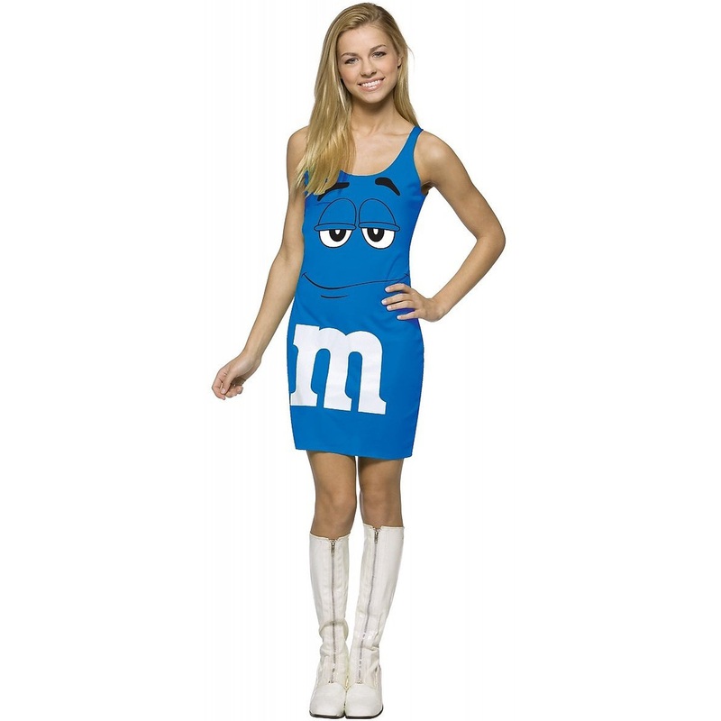 M&M’S Blue Tank Dress Teen Costume One Size