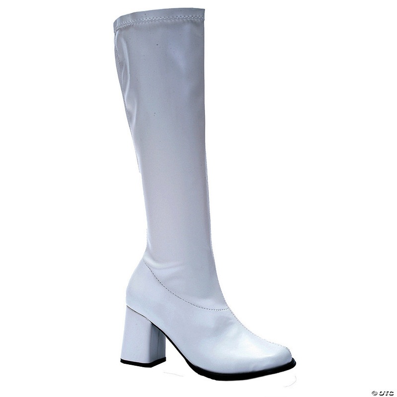 Women’s White Go Go Boots|6MD|7MD|8MD|9MD|10MD|11MD|12MD|13MD|14