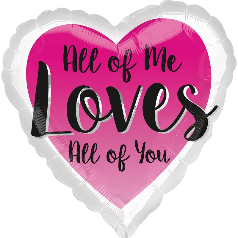 All of me heart balloon 43cm