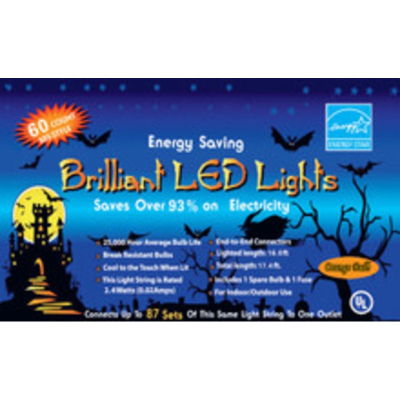 LED LIGHT SET 60 LIGHT ORANGE