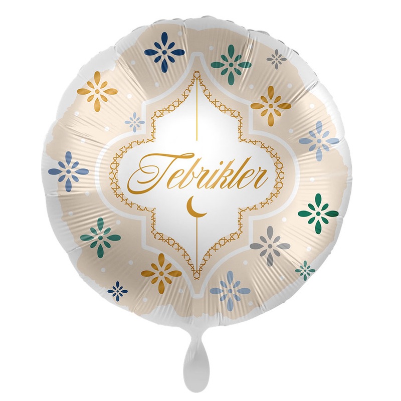 Oriental Birthday foil balloon TR 43cm