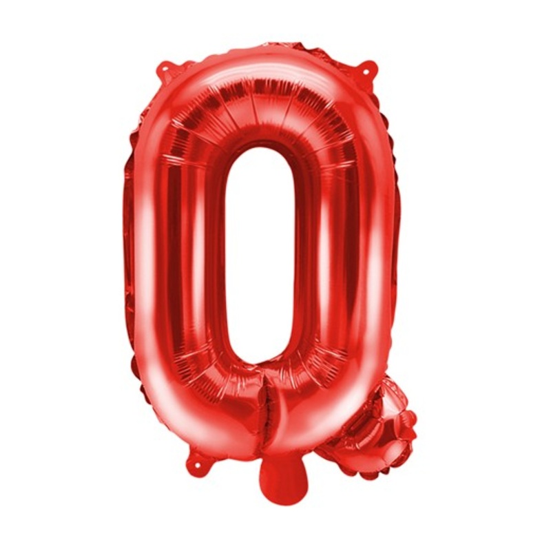 Red Q letter balloon 35cm