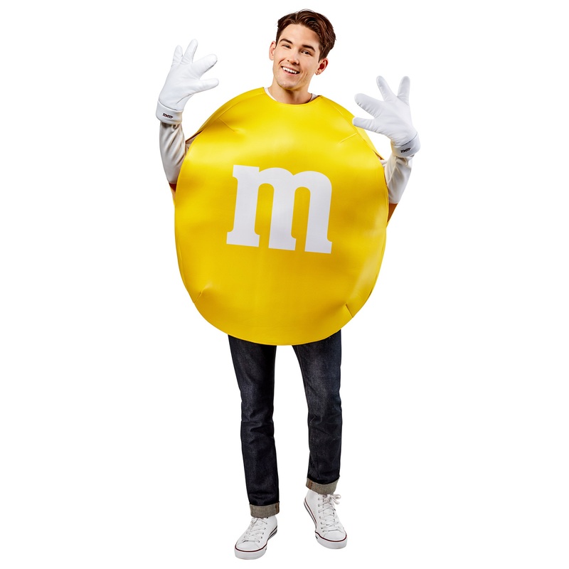 Yellow M&M Adult Costume One Size