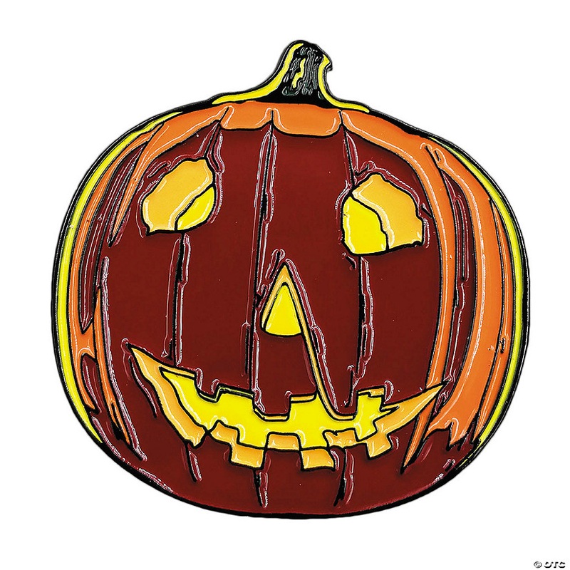 1 1/2 Halloween (1978) Pumpkin Full-Color Enamel Pin