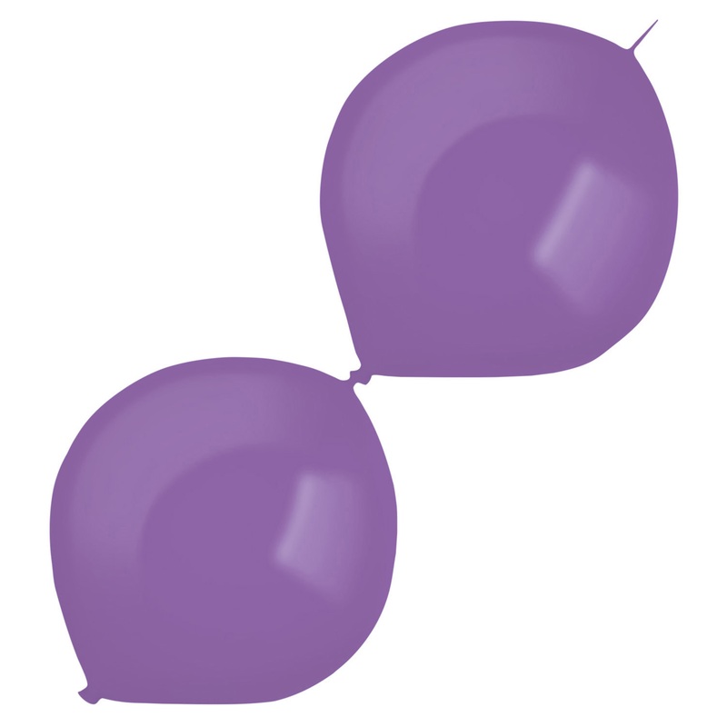 50 garland balloons purple 30cm