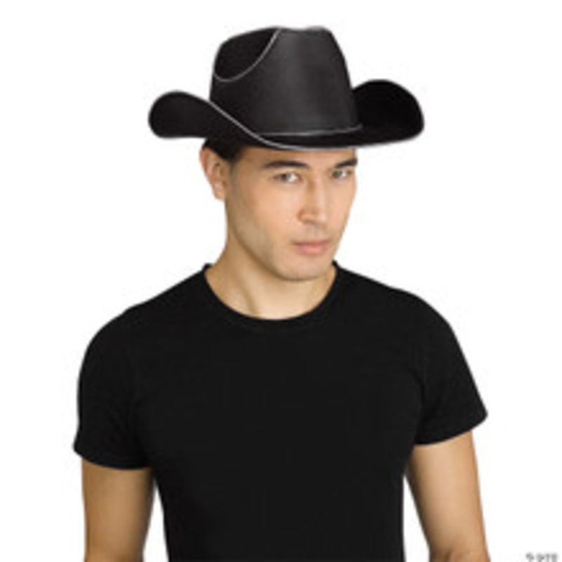 HAT COWHAND BLACK LU