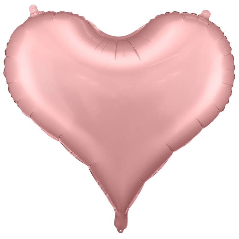 Heart foil balloon hello pink 75 x 64.5cm