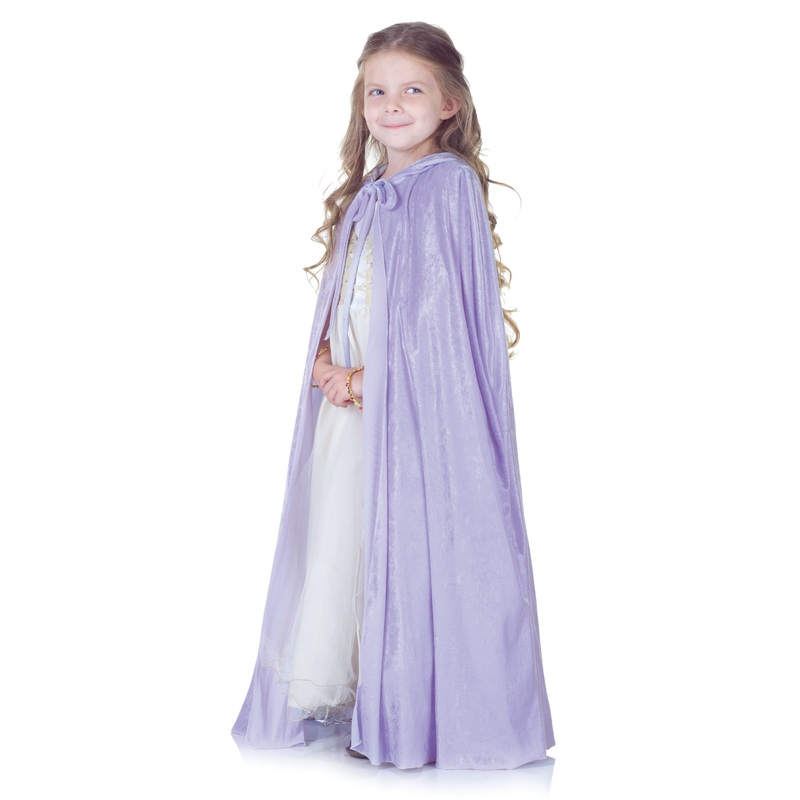 Lavender Panne Costume Cape One Size Fits Most