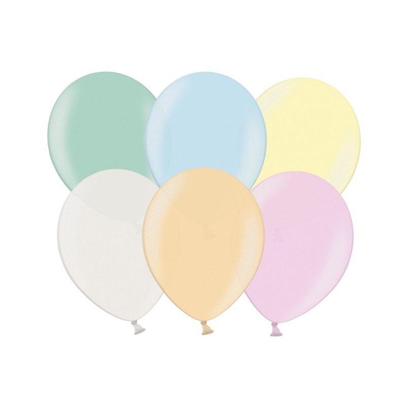 100 mega latex balloons party mix 23cm