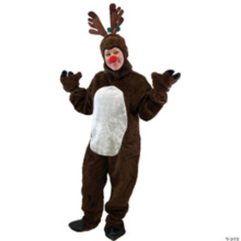 Adult’s Reindeer Costume with Hood – XL