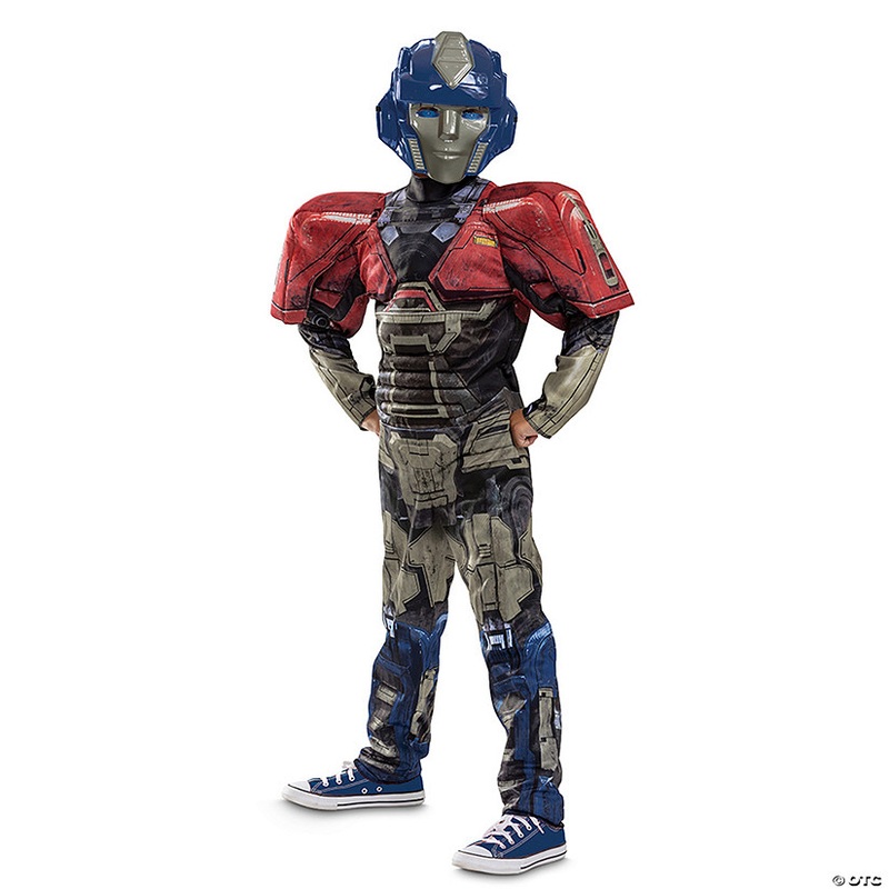 Kids Classic Muscle Transformers One Optimus Prime/Orion Pax Costume