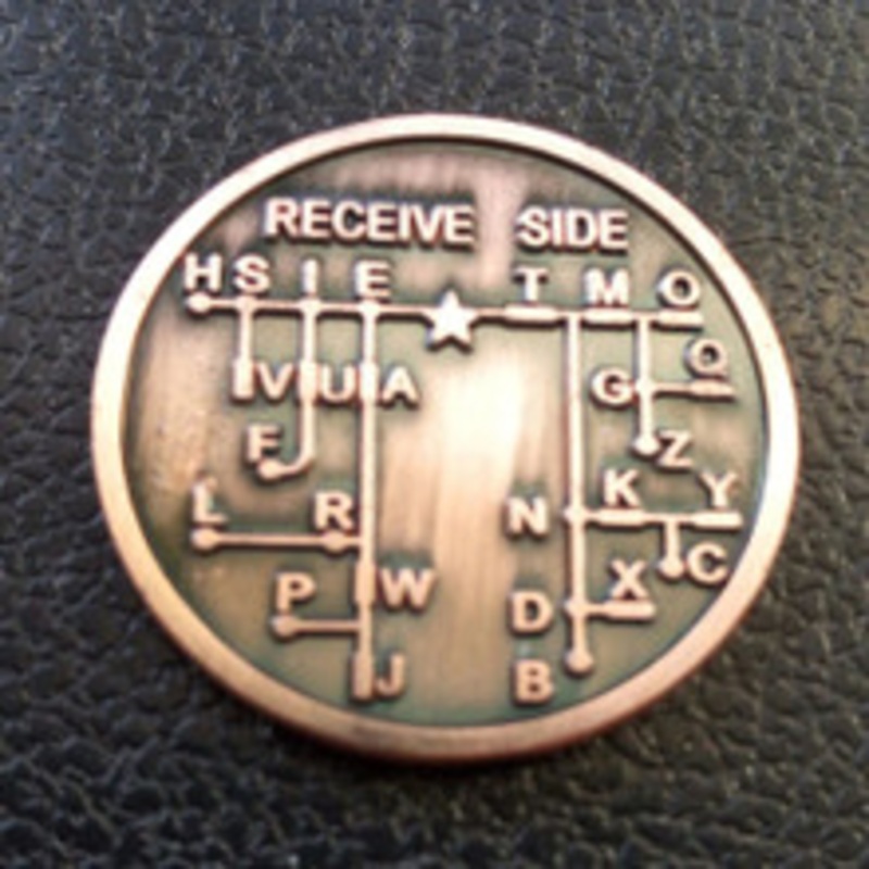 Morse Code Commemorative Coin – Escape Room Prop