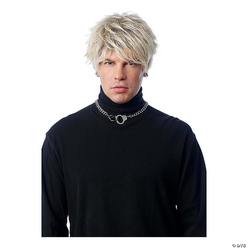 Rap Rocker Adult Blonde Costume Wig