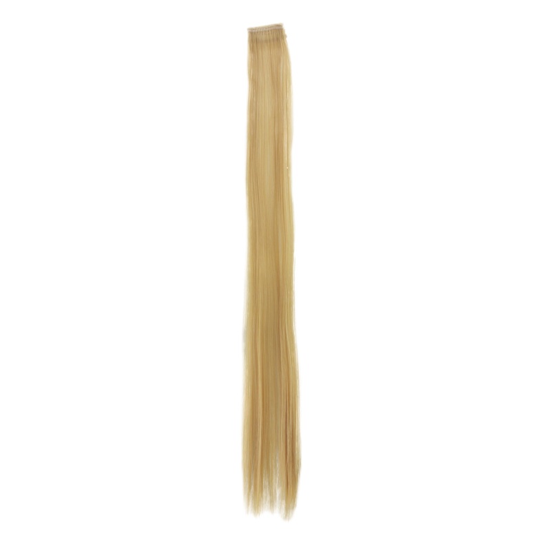 1 Clip-In Extension Strand Straight 45 cm Blonde Yellow Blonde YZF-P1S18-86