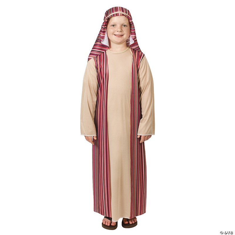 Boy’s Premium Joseph Gown Nativity Costume with Headpiece