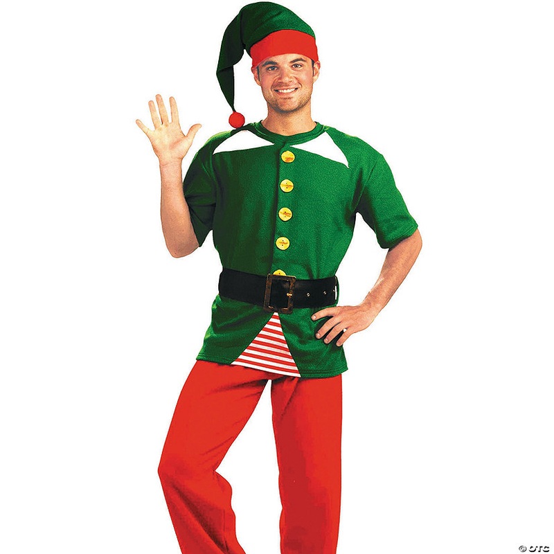 Men’s Jolly Elf Costume Kit