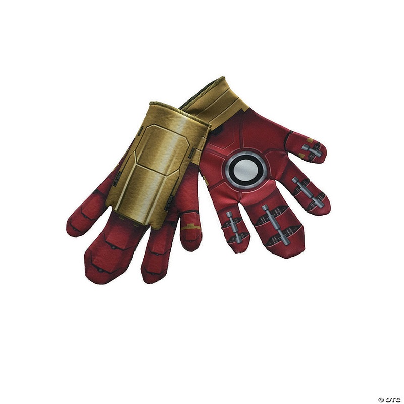 Mens Avengers: Infinity War Hulkbuster Iron Man Gloves – 1 Pair