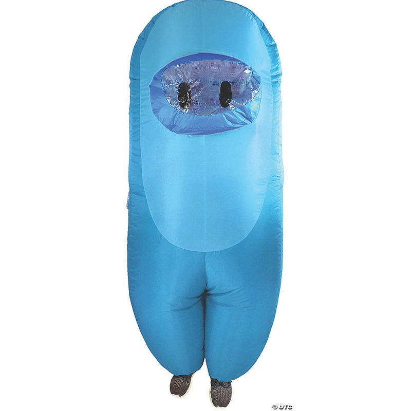 Kids Cyan Inflatable Crewmate Killer Costume