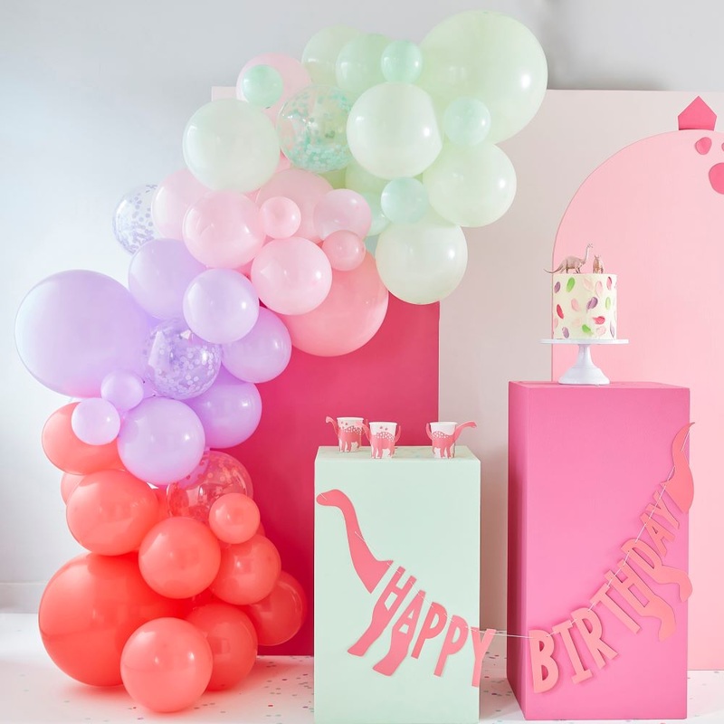 Pretty Pastel Balloon Garland