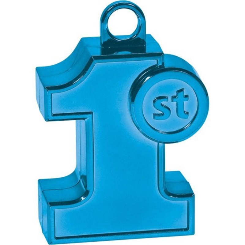 1st birthday blue balloon weight 170g