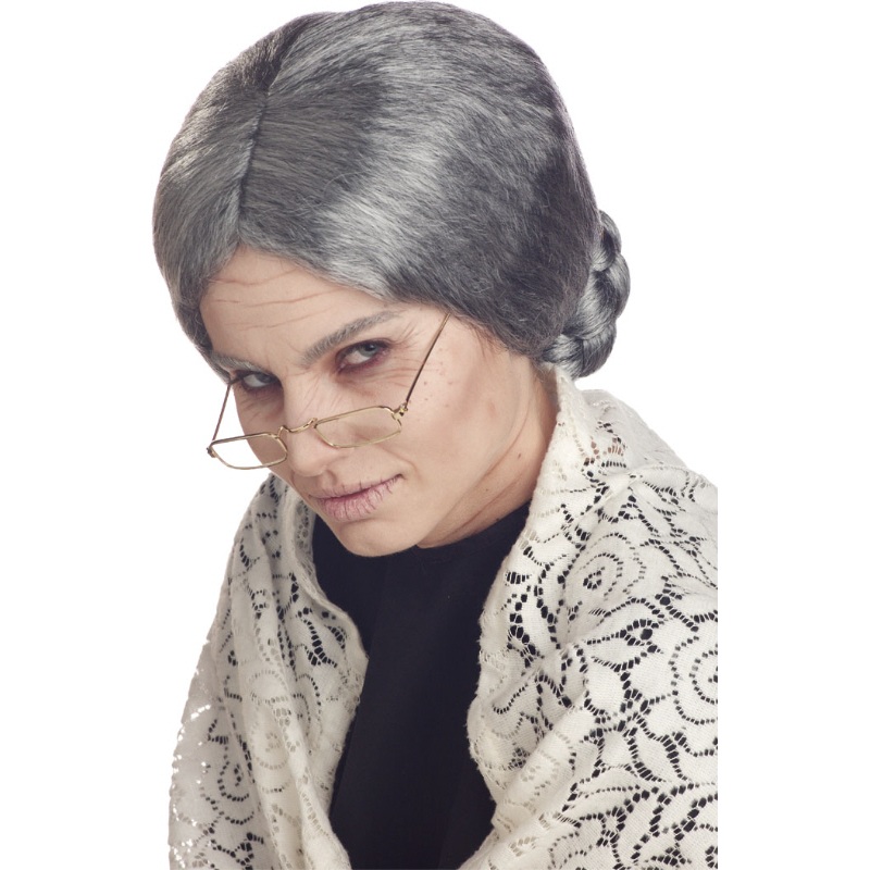 Grandma Costume Wig – Grey