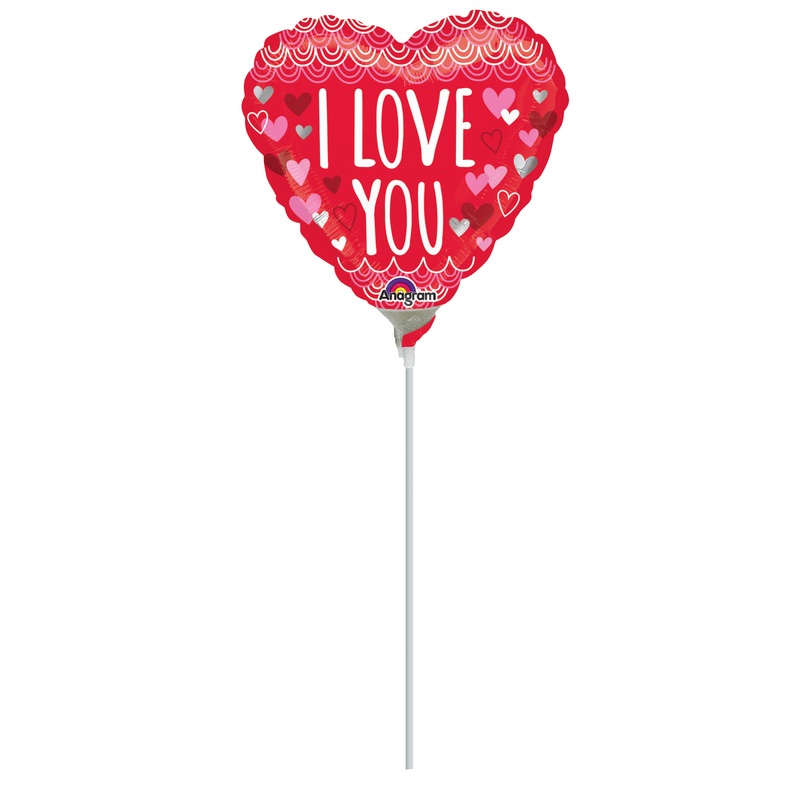 Stick balloon Amore Mio 23cm
