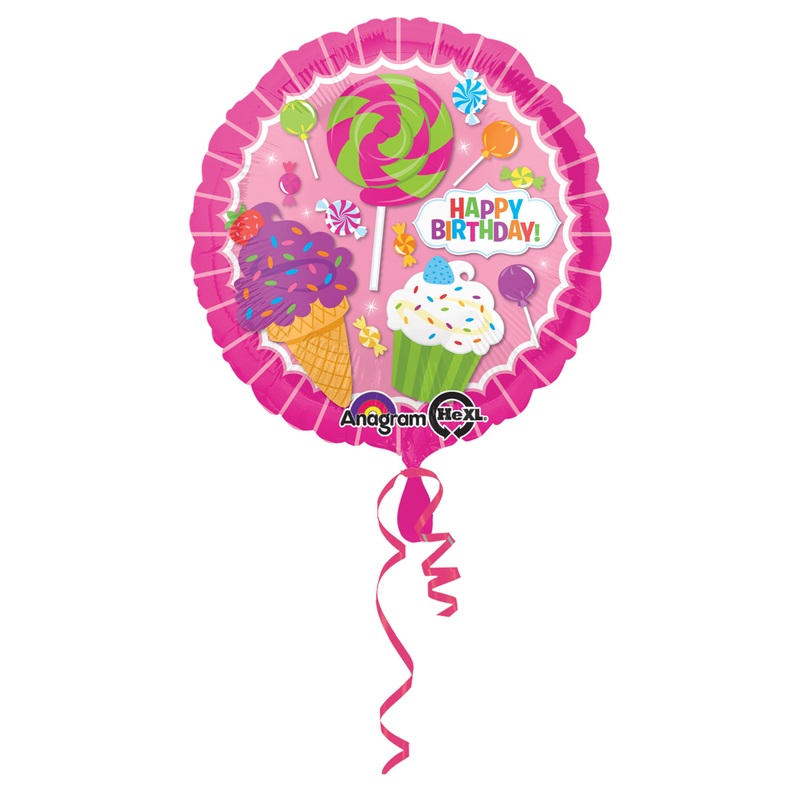 Foil balloon Sweet Happy Birthday