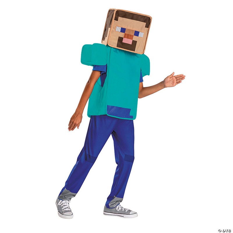 Kids Classic Minecraft Steve Pop-Out Costume