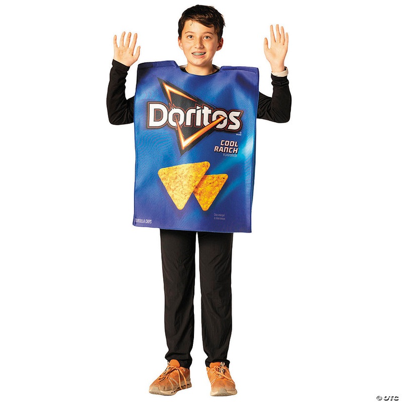 Kids Doritos Cool Ranch Bag Tunic Costume – Extra Large 14-16