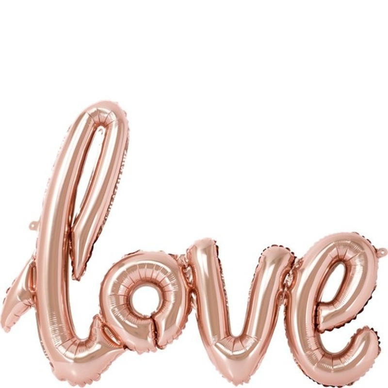 Foil balloon Love rose gold 76cm
