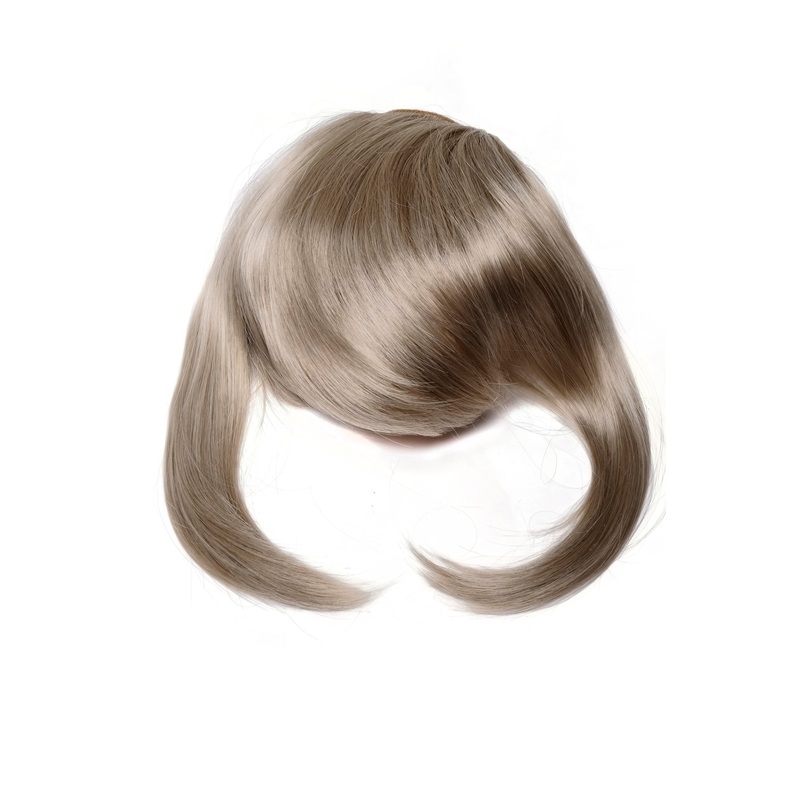 Hair Piece Clip in Bangs Fringe long framing strands light blond TYL3061-22