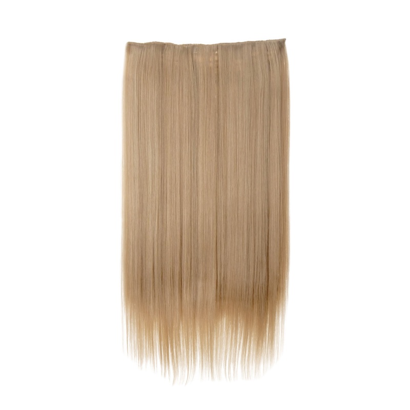 Hairpiece Extension 5 Clips Straight Long Ash Blonde L30172-24