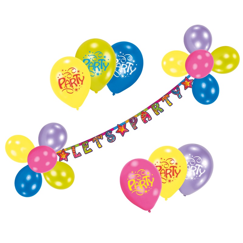 Party fun balloon decoration set