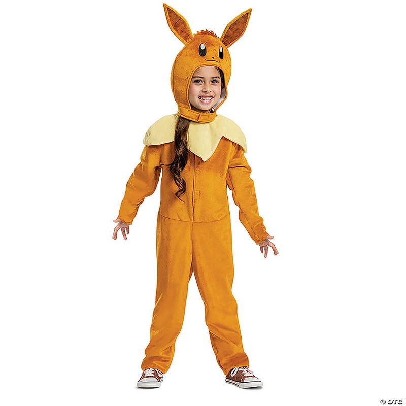 Toddler Pokmon Eevee Jumpsuit Costume – Medium 3T-4T
