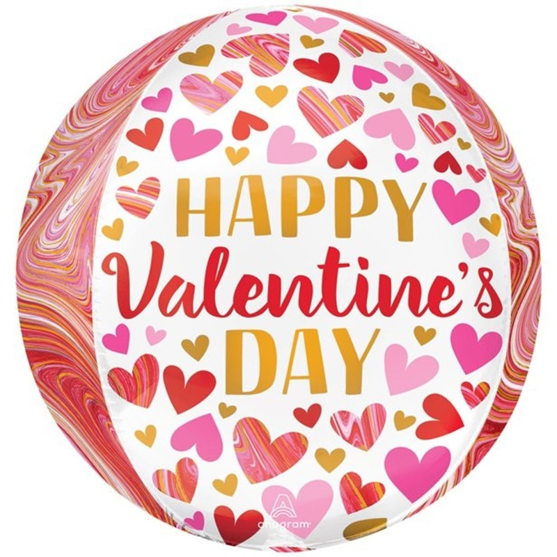 Valentine’s Day Orbz balloon 40cm