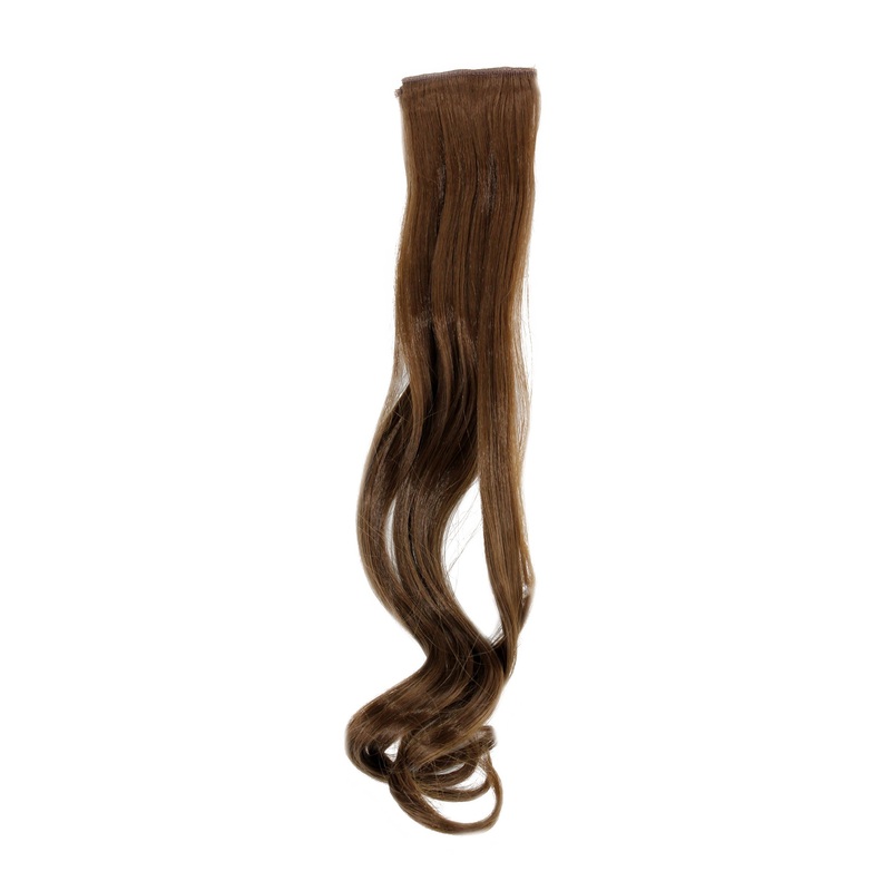 2 Clips Extension strand wavy 45 cm light brown YZF-P2C18-10